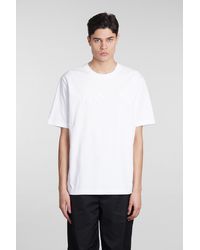 Lanvin - T-shirt In White Cotton - Lyst