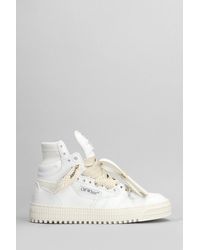 Off-White c/o Virgil Abloh - 3.0 Off Court Sneakers In White Leather - Lyst