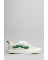 Vans - Sneakers Knu Skool in Camoscio Bianco - Lyst