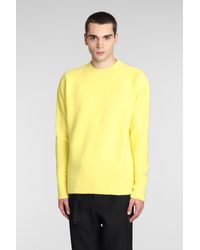 OAMC - Knitwear In Yellow Wool - Lyst