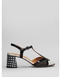 Chie Mihara - Rysona Sandals In Black Leather - Lyst