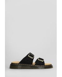 Dr. Martens - Josef Slipper-mule In Black Suede - Lyst