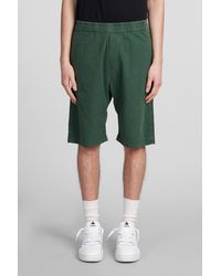 Barena - Canariol Shorts In Green Cotton - Lyst