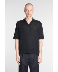 Ballantyne - Polo In Black Cotton - Lyst