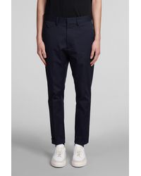 Low Brand - Cooper T1.7 Pants In Blue Cotton - Lyst