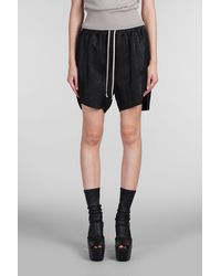Rick Owens - Boxer Shorts Shorts In Black Leather - Lyst