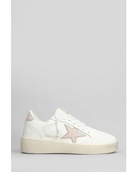 Golden Goose - Sneakers Ball Star 2 in Pelle Bianca - Lyst