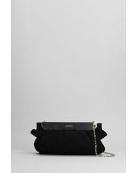Isabel Marant - Pochette Luz in Camoscio Nero - Lyst