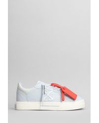 Off-White c/o Virgil Abloh - Sneakers New low vulcanized in Cotone Celeste - Lyst