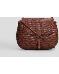 Dragon Diffusion - Borsa a spalla Mini City Bag in Pelle Marrone - Lyst