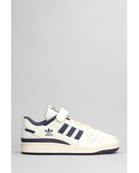 adidas - Forum 84 Low Sneakers In White Leather - Lyst
