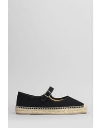 Castañer - Espadrillas Padua-001 in Tela Nera - Lyst