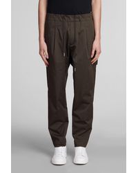 Low Brand - Seul Work Pants In Green Cotton - Lyst