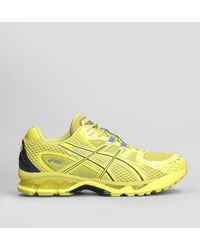Asics - Sneakers Gel-Nimbus 10.1 in pelle e tessuto Giallo - Lyst