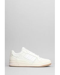 adidas - Forum Low Sneakers In Beige Suede And Leather - Lyst