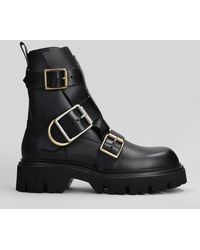 Vivienne Westwood - Anfibi Empire in Pelle Nera - Lyst