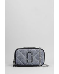 Marc Jacobs - The Softshot Shoulder Bag In Blue Cotton - Lyst