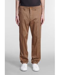 Department 5 Pants In Beige Cotton - Brown