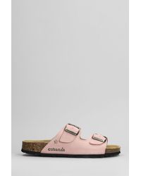 Cubanas - Amalia Flats In Rose-pink Suede - Lyst