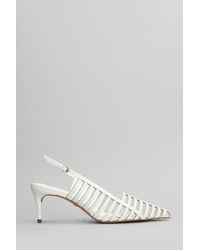 Carrano - Pumps In White Leather - Lyst