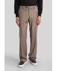 Michael Coal - Mc Owen Pants In Taupe Polyester - Lyst