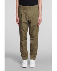 Low Brand - Pantalone Patrick in Cotone Verde - Lyst