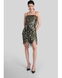 Blumarine - Abito corto in Poliammide Verde - Lyst