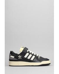 adidas - Forum 84 Low Sneakers In Black Leather - Lyst