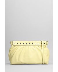 Isabel Marant - Luz Clutch In Yellow Leather - Lyst