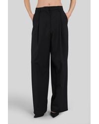 THE LATEST - C Axel 3104 Pants In Black Polyester - Lyst