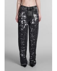 DARKPARK - Karen Jeans In Black Cotton - Lyst