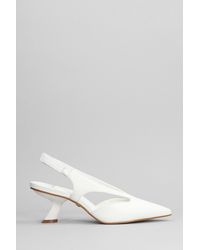 Carrano - Pumps In White Leather - Lyst