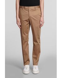 PT Torino - Pants In Beige Cotton - Lyst