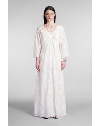 Holy Caftan - Aminia Lev Dress In White Cotton - Lyst