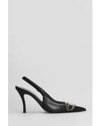 DIESEL - Decollete D venus in Pelle Nera - Lyst
