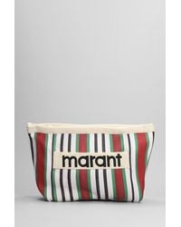 Isabel Marant - Powden Clutch In Multicolor Nylon - Lyst