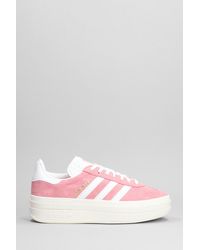 adidas - Gazelle Bold W Sneakers In Rose-pink Suede And Leather - Lyst