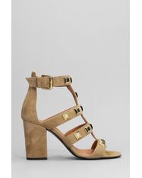 Via Roma 15 - Sandals In Leather Color Suede - Lyst
