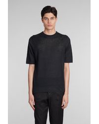 Ballantyne - T-shirt In Black Cotton - Lyst