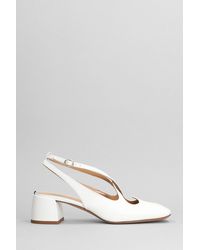 A.Bocca - Pumps In White Patent Leather - Lyst