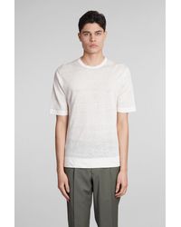 Ballantyne - T-Shirt in Cotone Bianco - Lyst