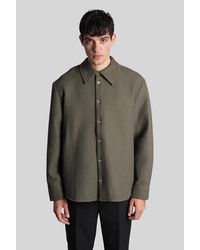 Séfr - Camicia Oseary in Cotone Verde - Lyst