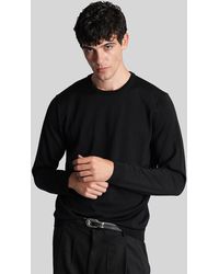 Roberto Collina - Knitwear In Black Wool - Lyst
