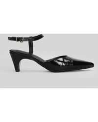 Evaluna - Pumps In Black Leather - Lyst
