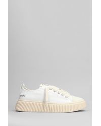 Rhun - Sneakers Canvas in Tela Bianca - Lyst