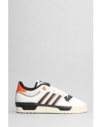 adidas - Rivalry 86 Low Sneakers In White Leather - Lyst