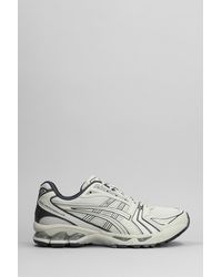 Asics - Gel-kayano 14 Sneakers In Grey Leather And Fabric - Lyst