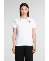 KENZO - T-shirt In White Cotton - Lyst