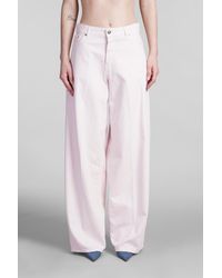 Haikure - Bethany Jeans In Rose-pink Cotton - Lyst