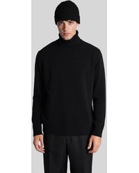 Roberto Collina - Knitwear In Black Wool - Lyst